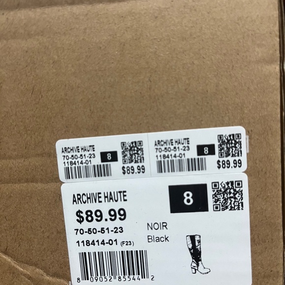 BNWB Size 8 Black knee-high boots - Picture 5 of 5